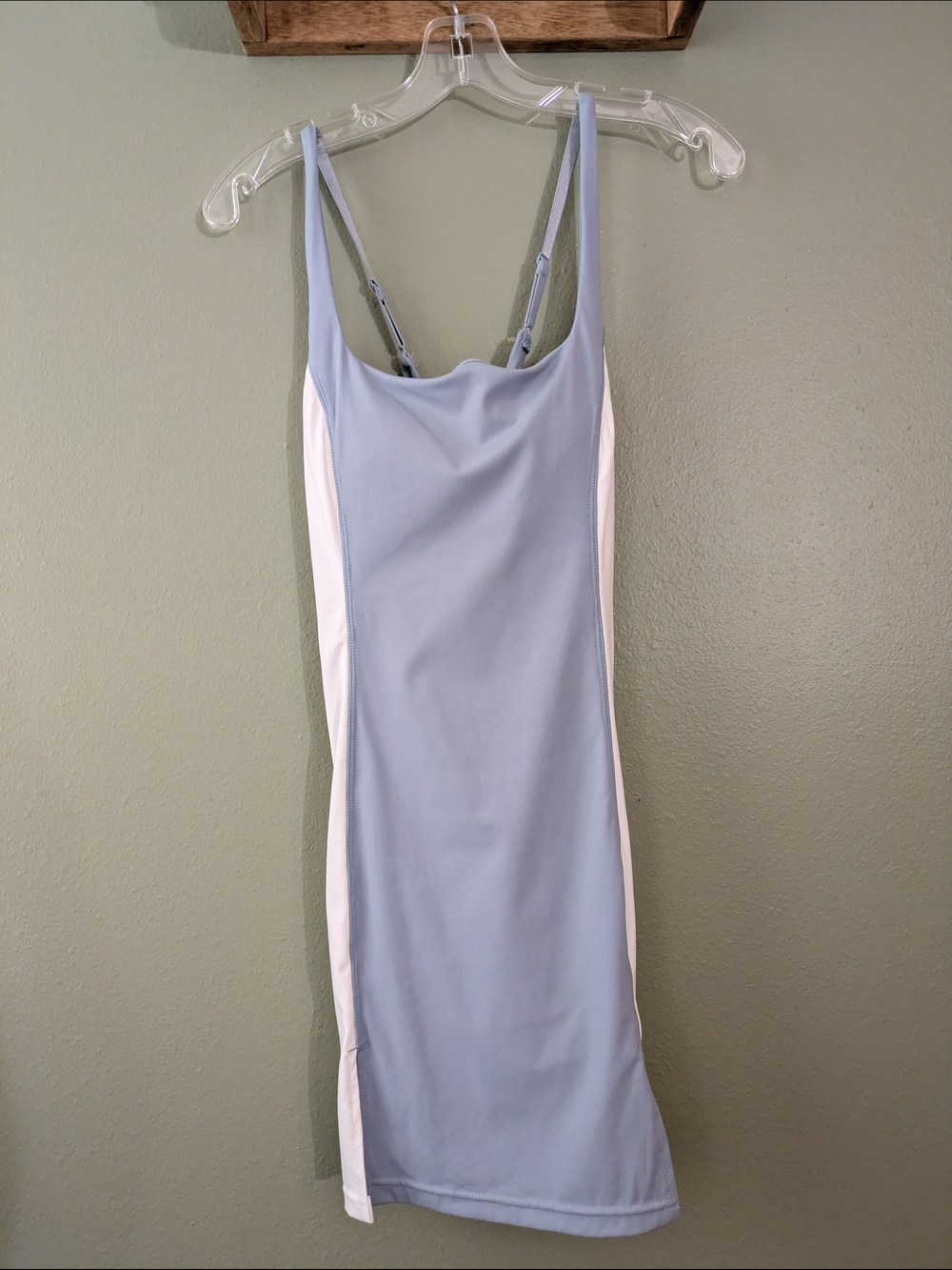 NWT Gold Hinge Light Blue and White Tennis Dress Size Medium